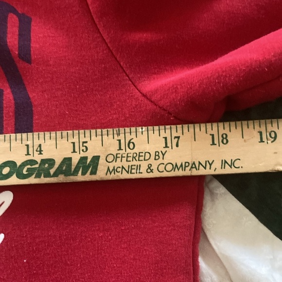 Pro Line Fanatics NY Giants women’s hooded sweatshirt red small football NFL - Picture 5 of 8